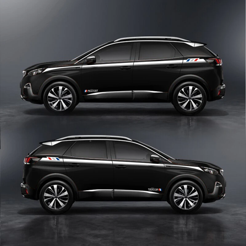 World Datong стильный Автомобильный спортивный стикер для PEUGEOT 3008 3008GT 2017 4008 5008