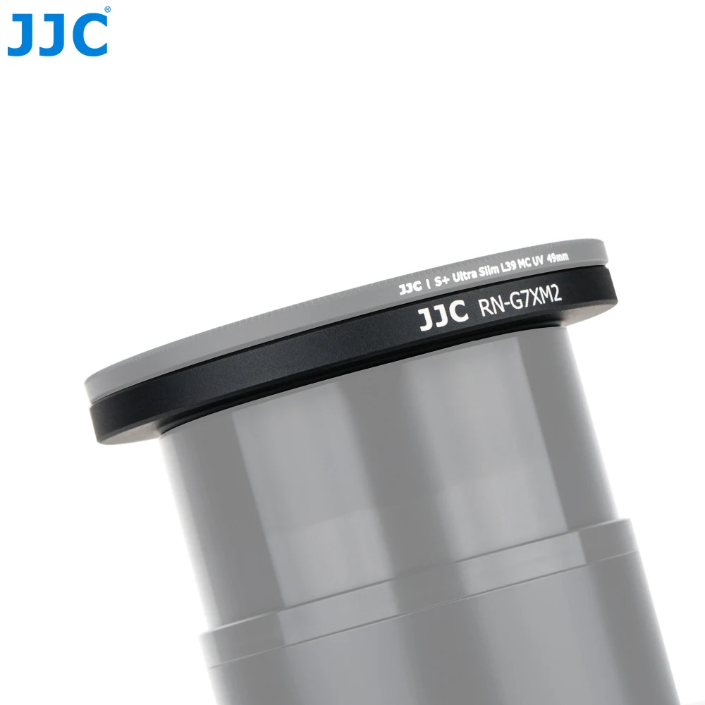 Адаптер для светофильтра JJC и комплект крышек объектива 49 мм камер Canon PowerShot G5X G7X