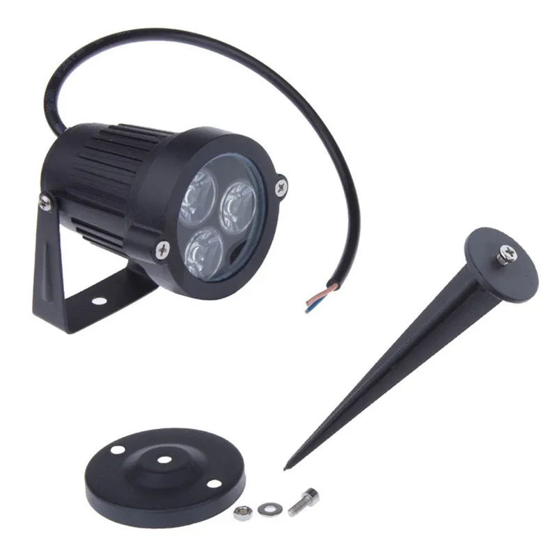 3 Вт Теплый Холодный белый водонепроницаемый всплеск пейзаж светодиодный