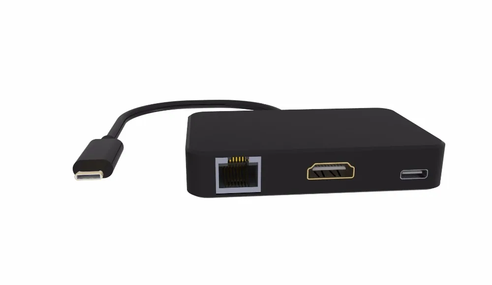Thunderbolt 3 док-станция USB c hub usb3.1 Type-c к HDMI Ethnernet RJ45 кабель-адаптер для Samsung S8 macbook pro dell xps