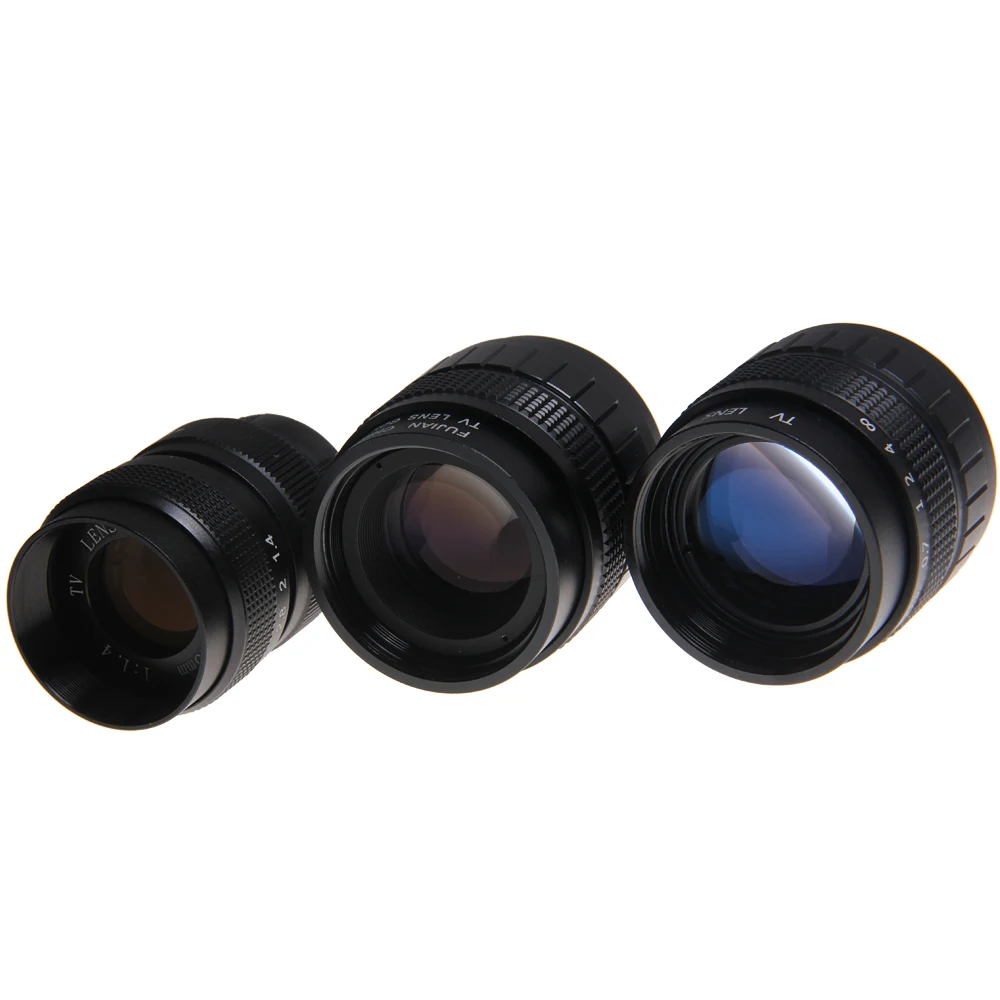 25 мм 50 f1.4 35 f1.7 C Mount CCTV Lens для M4/3 Olympus Canon EOS M sony E NEX Nikon 1 Fujifilm Pentax|Объективы