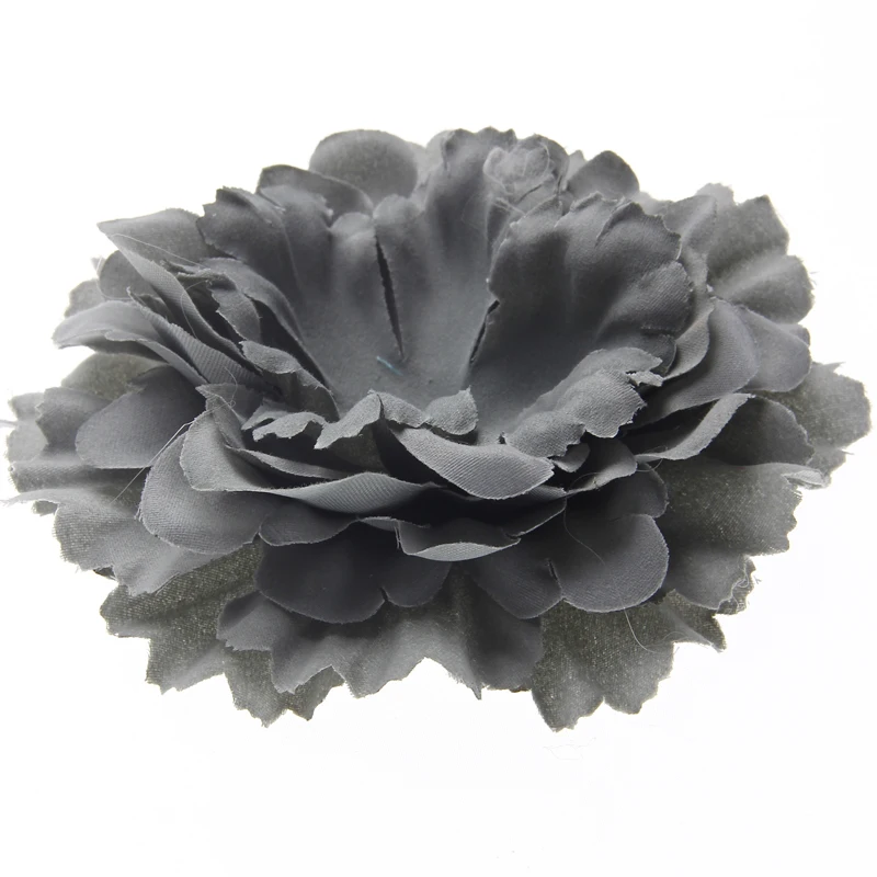 

10pcs/lot 12CM 18 Colors Newborn Chic Peony Flower For Children Hair Accessories Artificial Fabric Flowers For Baby Headwear