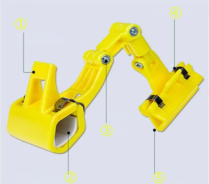 Бесплатная доставка 5 шт супермаркет поп механический зажим/двойной головкой AD