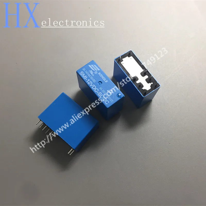 

Free shipping 5PCS SMI-2C | SMI-12VDC-SL-2C 5A 250VAC / 30VDC 8 feet relay