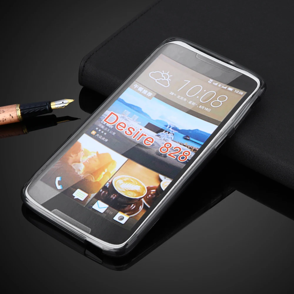 Новинка 2017 прозрачный мягкий резиновый матовый защитный чехол из ТПУ для HTC Desire