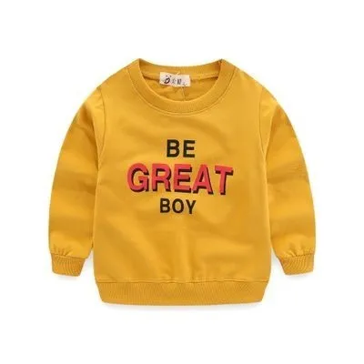 yellow 309034 AiLe Rabbit/новая одежда для маленьких девочек футболка с длинными рукавами для девочек с изображением звезд и баннеров детская одежда повседневные топы, футболки - Цвет: yellow 309034