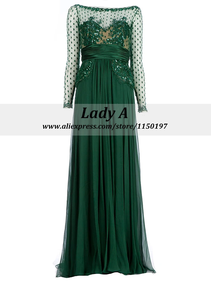 Prom Dresses A-Line Floor-Length Built-In Bra Beading None Boat Neck Regular Full Empire Chiffon Silk Rayon Customized 2015 Free | Свадьбы и