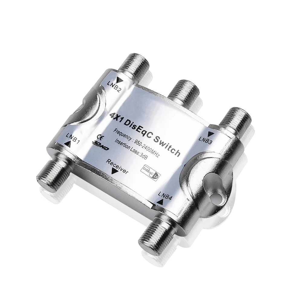 Переключатель kebidu LNB 4X1 Diseqc 2 0 спутниковый ТВ-тюнер переключатель ресивер для