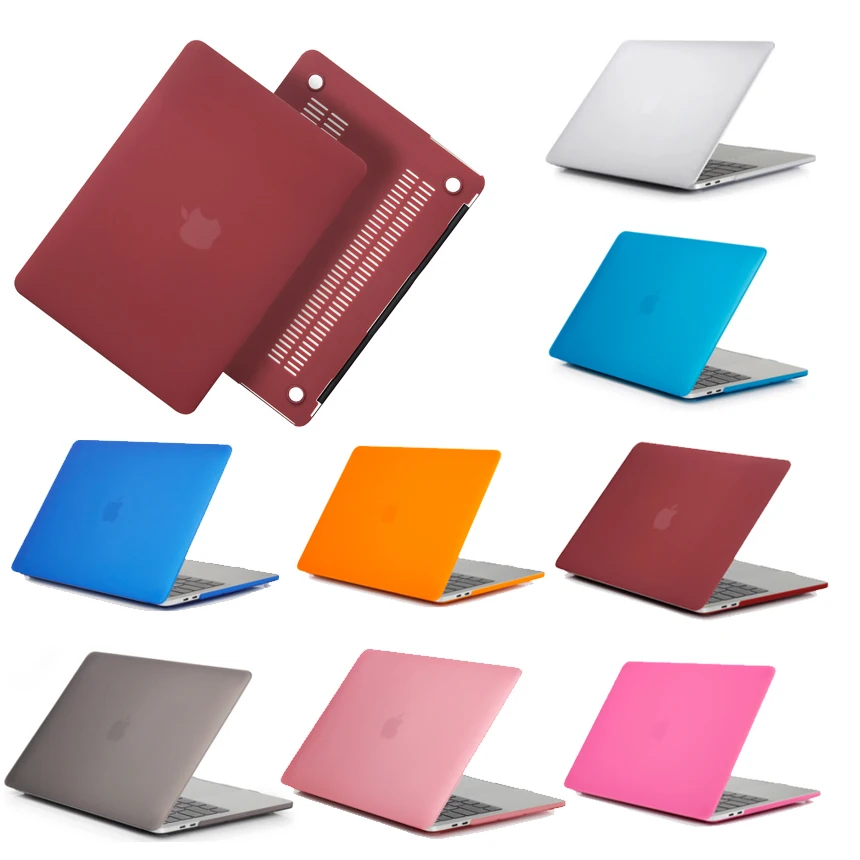 Кристальный матовый чехол для Apple Macbook Air Pro retina 11 12 13 15 Mac book New 3 4 дюймов с сенсорной
