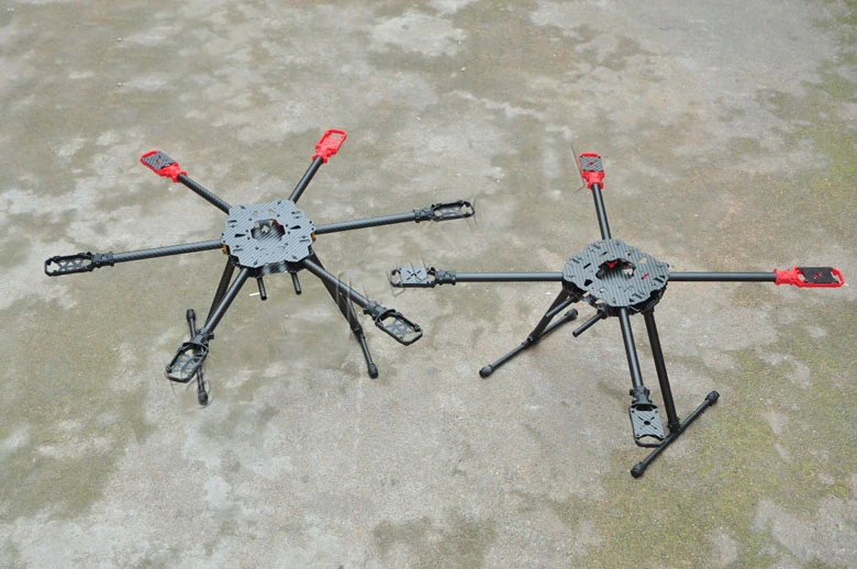 Складной Квадрокоптер Hummingbird HM650 из углеродного волокна/четырехосная стойка/рама