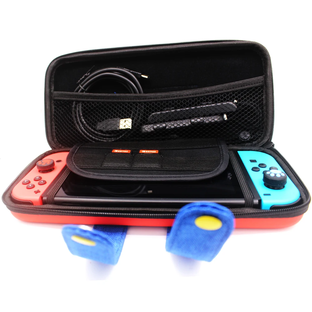 4 в 1 для Nintendo Switch NS Console Защитная сумка переноски + пыленепроницаемый Прозрачный