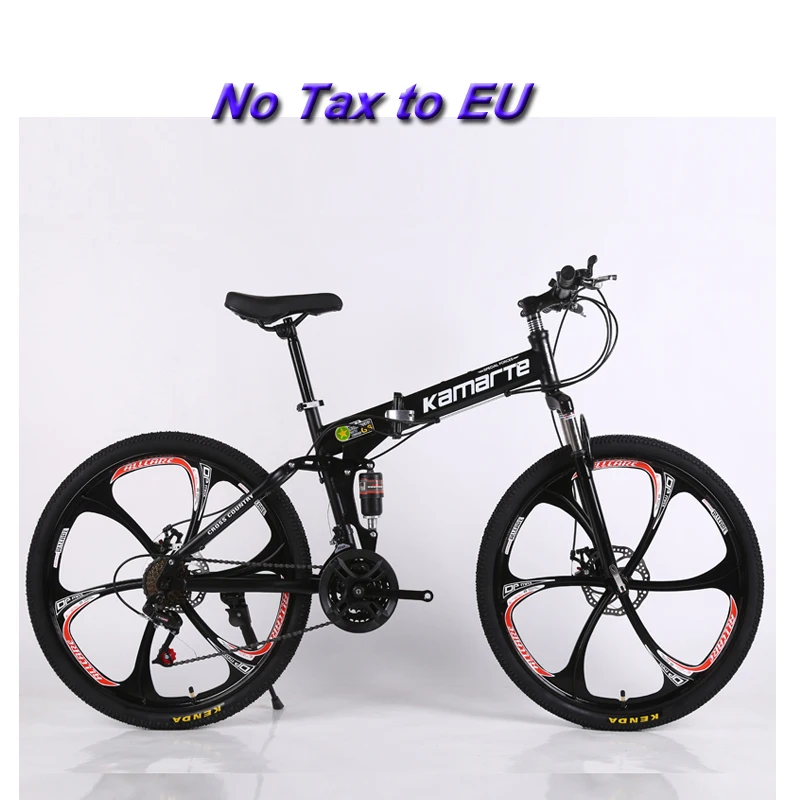 26 дюймов горный велосипед 21 скоростной складной двойной дисковые тормоза bicycle6 и 3
