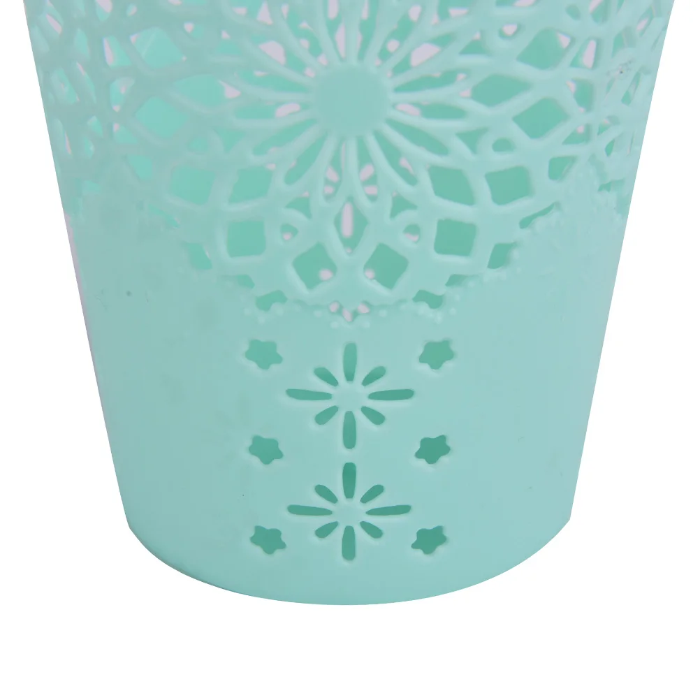 Круглые подставки для карандашей хранения Организатор полые розы цветы ручка