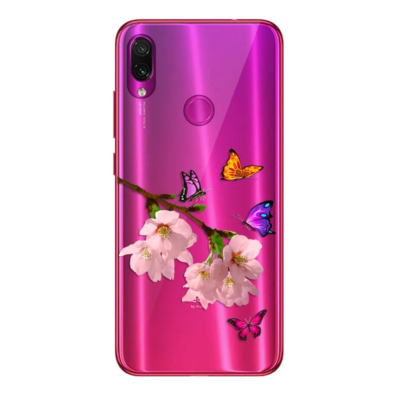 Geruide 6.3 For xiaomi redmi note 7 Case Cover, Printed Soft Silicon TPU Back Cover Case For xiaomi redmi note 7 pro Phone Cases