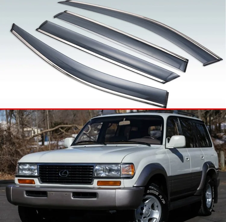 4 шт. пластиковый Наружный козырек для LEXUS LX LX450 LX470 LX570 1995 1996 1997 | Автомобили и