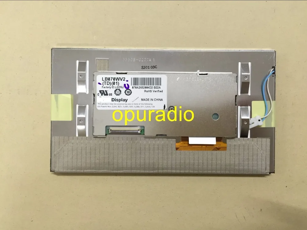 Абсолютно Новый 7-дюймовый ЖК-дисплей LB070WV2-TD01 LB070WV2 TD01 экран для Mercedes Buick