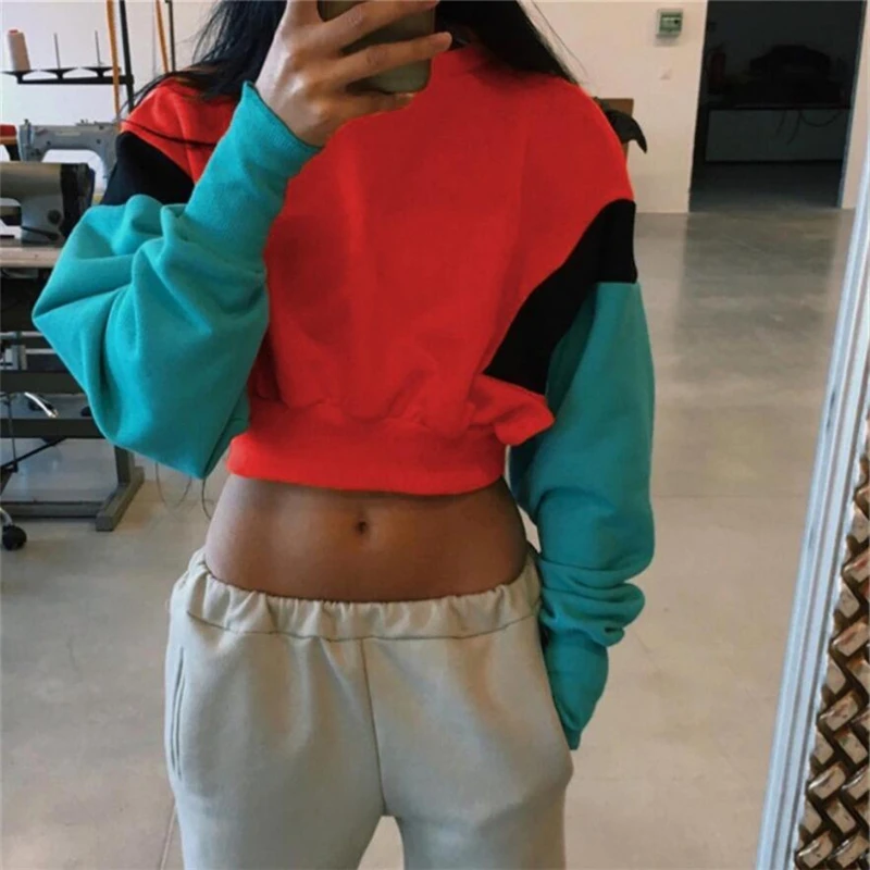 2019 Winter Newest women sport crop top hoodies for gym Fitness Yoga cute girls hoodie long sleeve | Спорт и развлечения