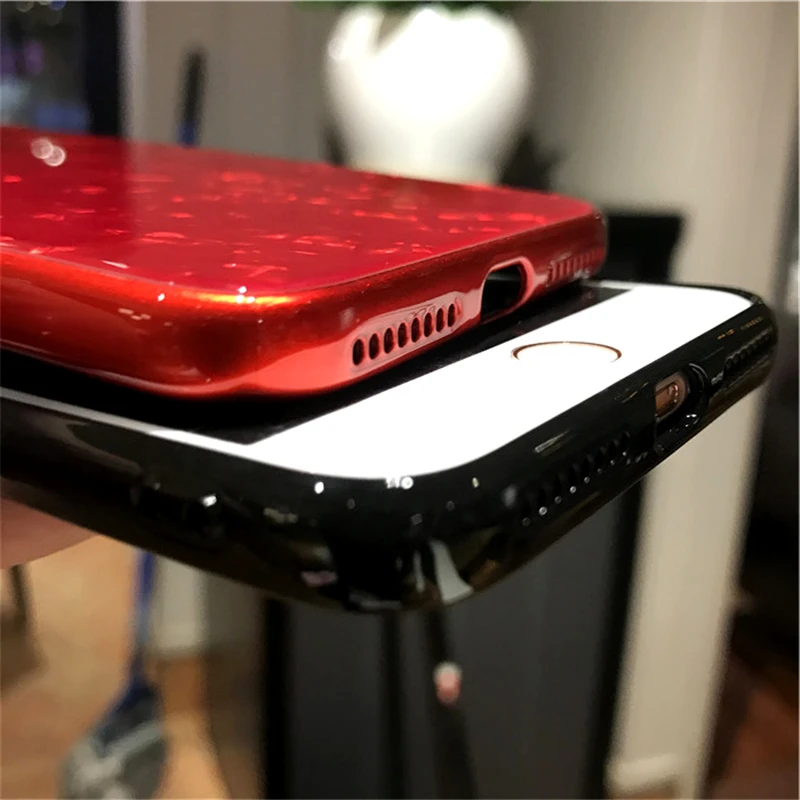 Чехол из закаленного стекла для Xiaomi mi 6x A2 miA1 Dream Shell блестящий чехол 5x A1 mi6x Мягкий