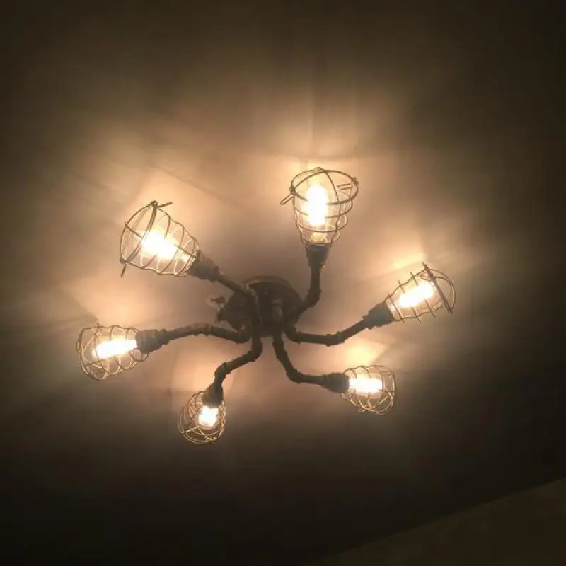 Потолочная лампа в американском стиле для гостиной спальни учебы креативности