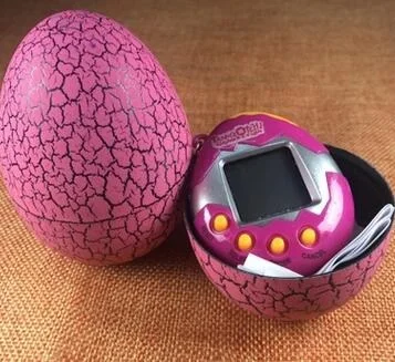 Pink Динозавр яйцо Виртуальная кибер цифровая игрушка для домашних животных дропшиппинг - Цвет: Pink