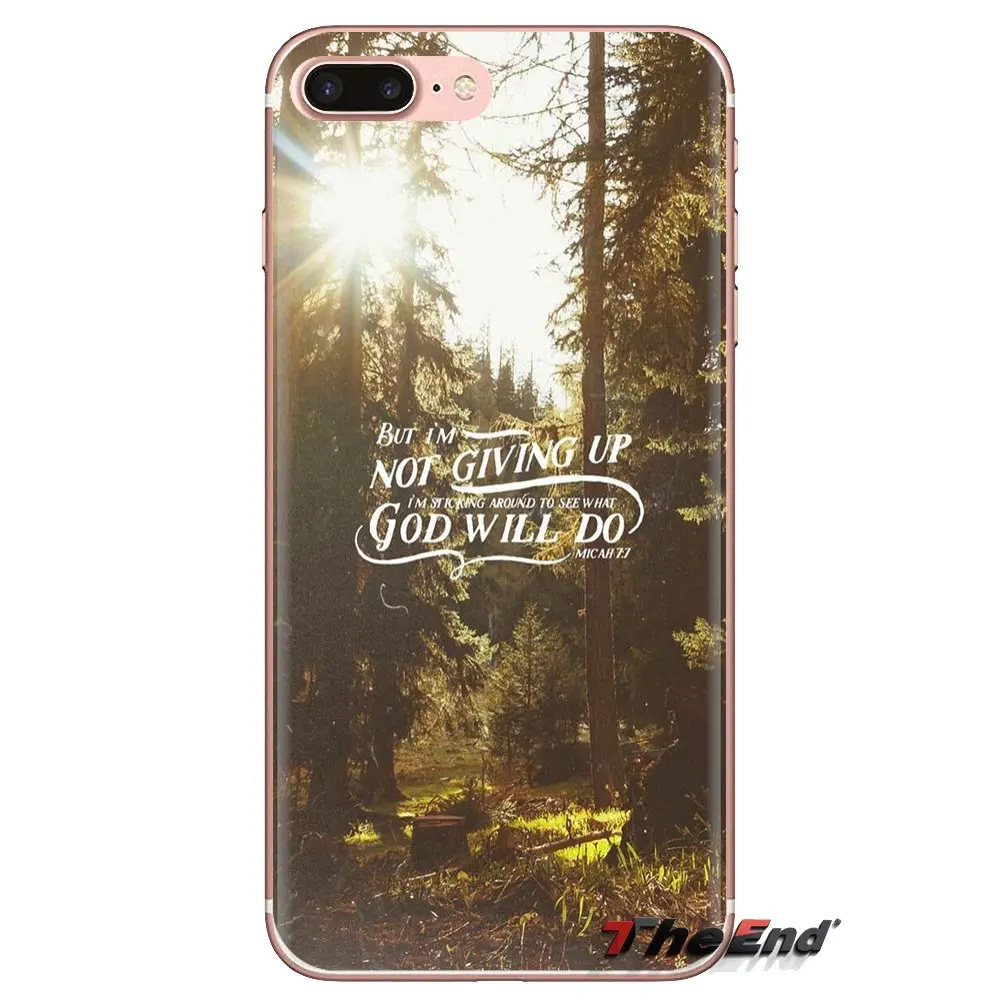 TPU Case Covers Faith Christian Inspirate Proverbs For LG Spirit Motorola Moto X4 E4 E5 G5 G5S G6 Z Z2 Z3 G2 G3 C Play Plus Mini |