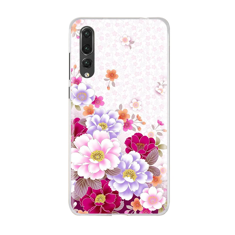 Чехол для Huawei P20 Pro чехол силиконовый Lite с узором из ТПУ | Мобильные телефоны и