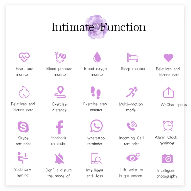 Женский Смарт-браслет Teamyo фитнес-браслет с монитором кровяного давления и пульса