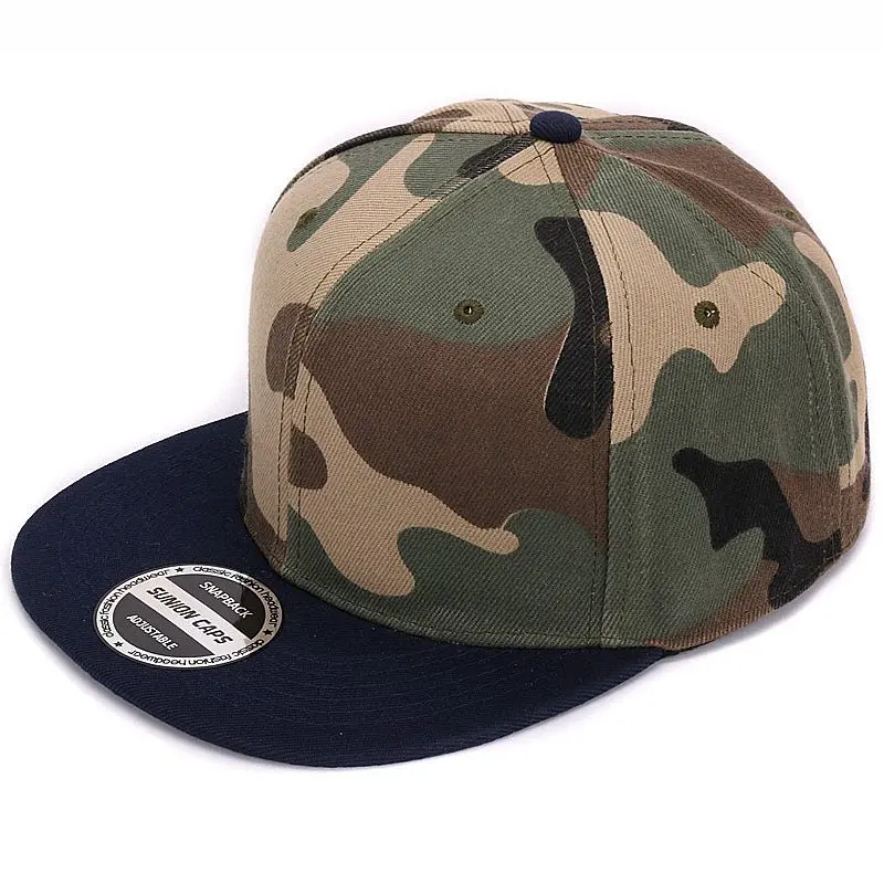 Navy camo HATLANDER Камуфляж snapback cap полиэстер пустой плоский camo бейсболка без вышивки мужские шапки и шляпы для мужчин и женщины - Цвет: Navy camo