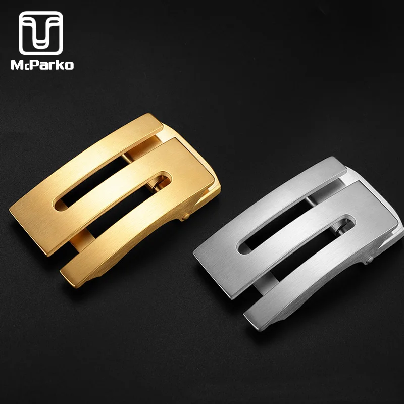 

McParko Stainless Steel Belt buckle Automatic Belt Buckle With letters for men Accessories belt buckle 35mm S G Z Style design