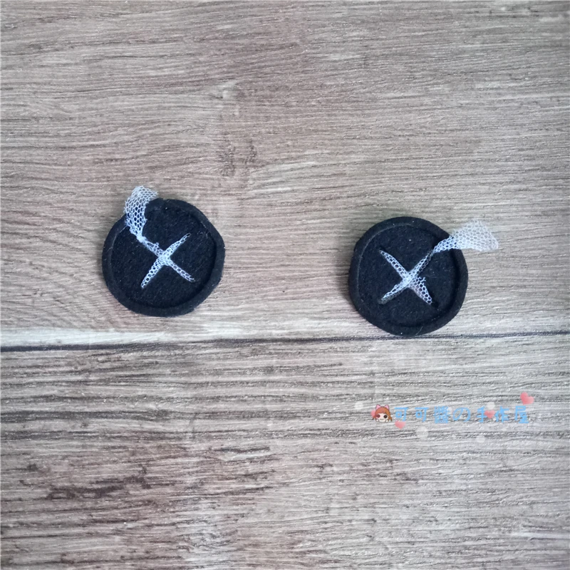 

Coser move 5 lawfare hat around eyes cosplay props straw hat tool buttons