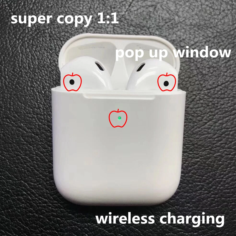 Супер копия 1:1 Air 2 го поколения беспроводные наушники Bluetooth гарнитура с супер