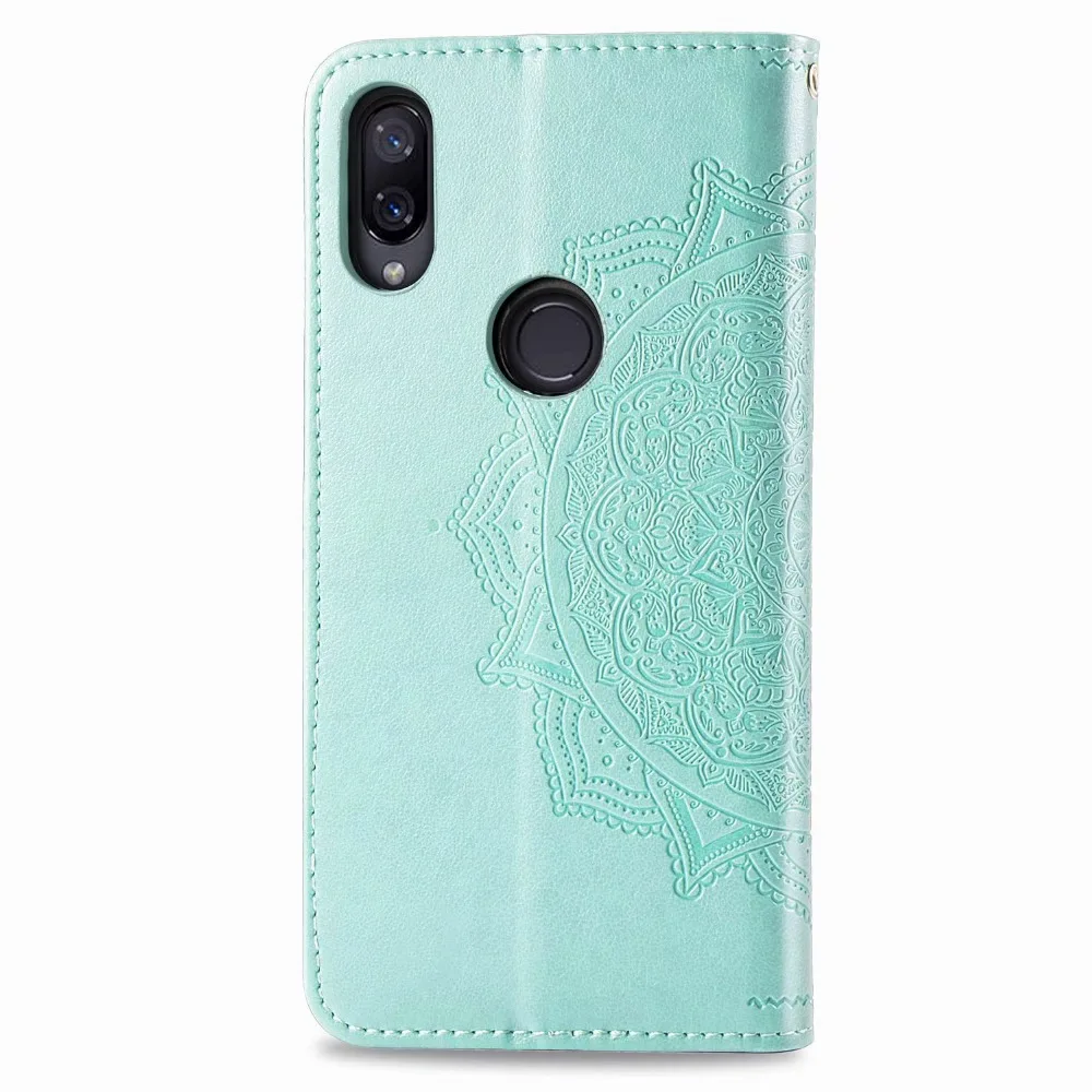 For Xiaomi Redmi Note 7 5 5A 6 Pro Mandala Pattern Leather Case Plus Flip Wallet Card Holder Stand |