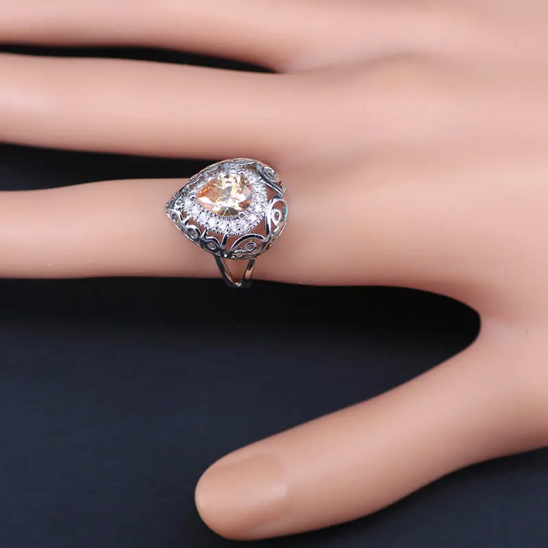 Комплект ювелирных изделий из стерлингового серебра 925 пробы с каплями воды