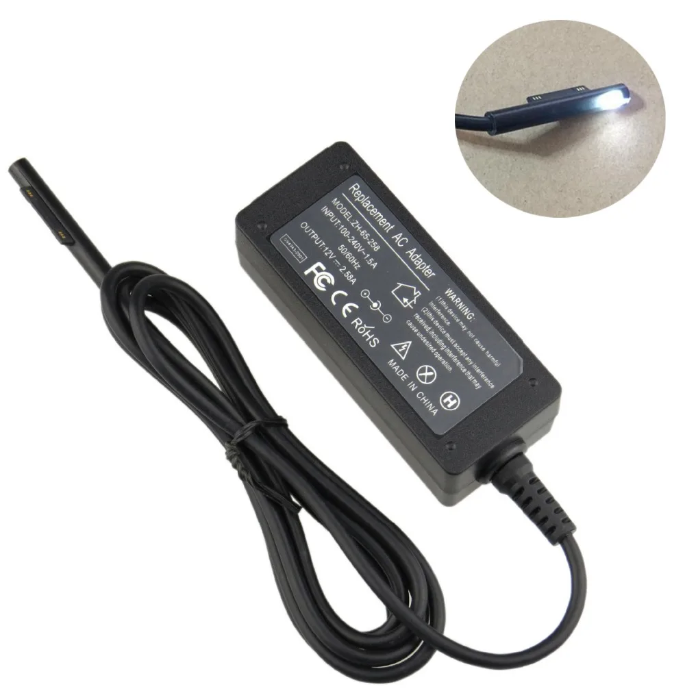 12V 2.58A 36W AC адаптер питания кабель зарядное устройство для Microsoft Surface Pro 3 4 Pro3 Pro4 1625