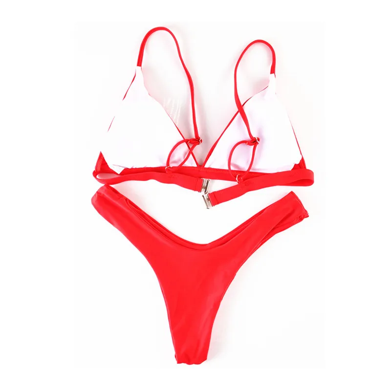 Сексуальный бразильский набор бикини с завязками купальник 2020 Новое поступление