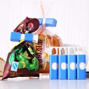 

Пружинный зажим для пищевых продуктов, 4 шт., карамельных цветов, 16,2*1,7*1,7 см