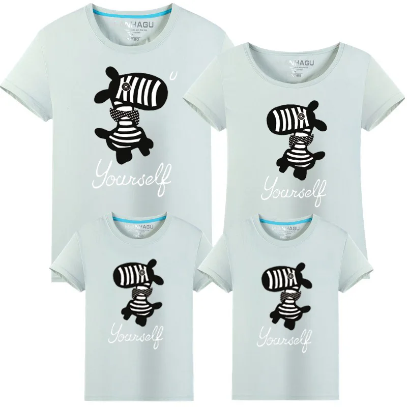 Boutique children tee cartoon T-shirt printing casual sportswear cotton | Мать и ребенок