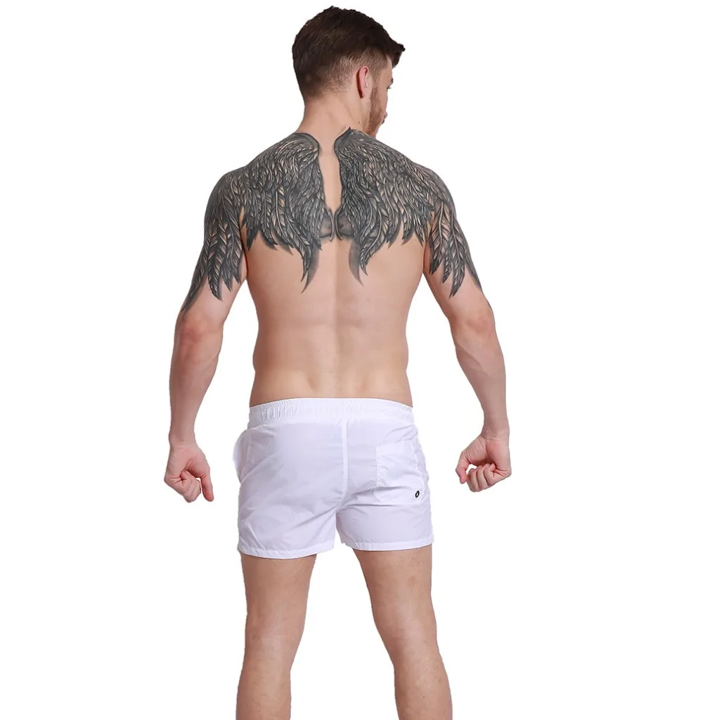Быстросохнущая Для мужчин Пляж совета Плавание Шорты для женщин Solid Pocket Для мужчин бермуды Сёрфинг Купальники для малышек ванный комплект внутри сетки борту лайнера Шорты