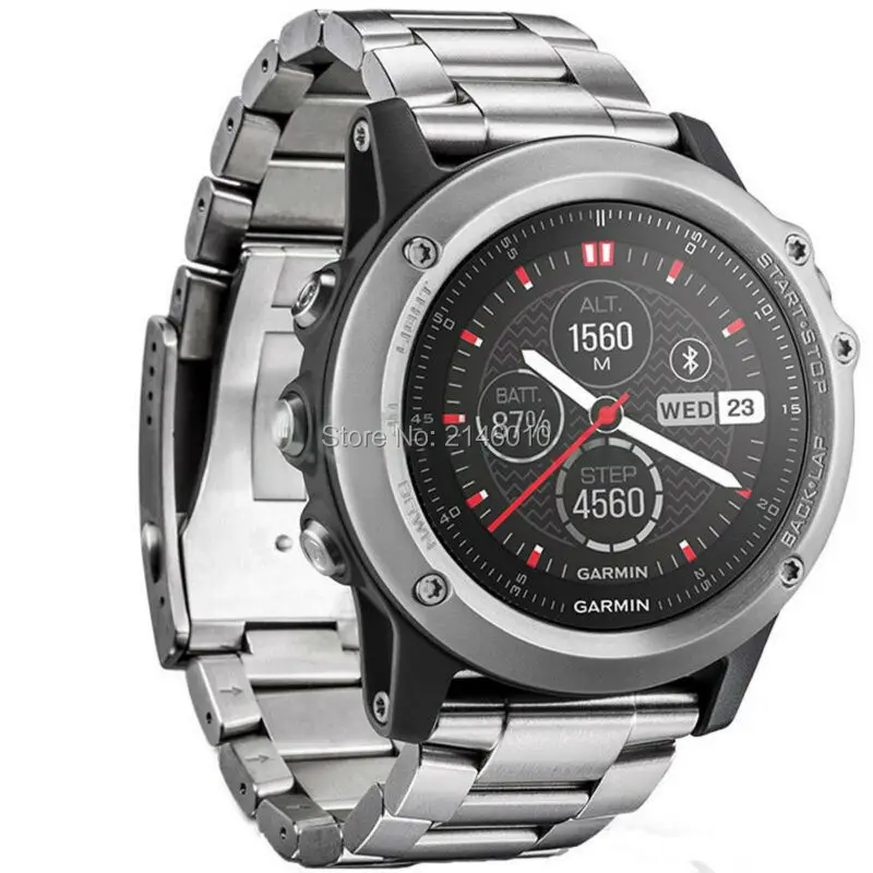 Металлический ремешок из нержавеющей стали 26 мм для Garmin Fenix 3 / HR 5X | Наручные часы