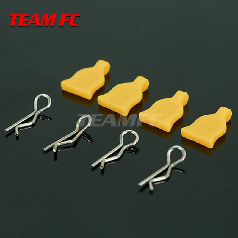 GWOLVES 3 набора легко разбирается силиконовый корпус зажим R Pin для 1/10 RC багги дрейф