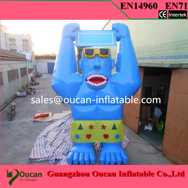 

Free shipping 6m inflatable advertising cattle / cartoon cow with air blower