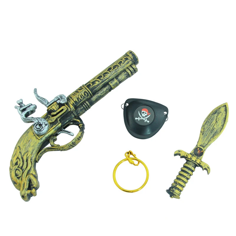 1 Набор пиратский пистолет Пиратский крюк патчи для глаз маскарадные аксессуары
