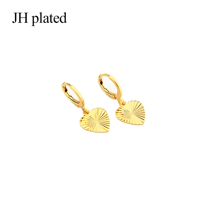 JHplated женские новые золотые маленькие серьги подвеска ювелирные изделия подарок