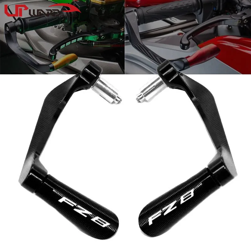

For YAMAHA FZ8 FAZER FZ8N Motorcycle 7/8" 22mm Universal CNC Handlebar Grips Guard Brake Clutch Levers Guard Protector With logo
