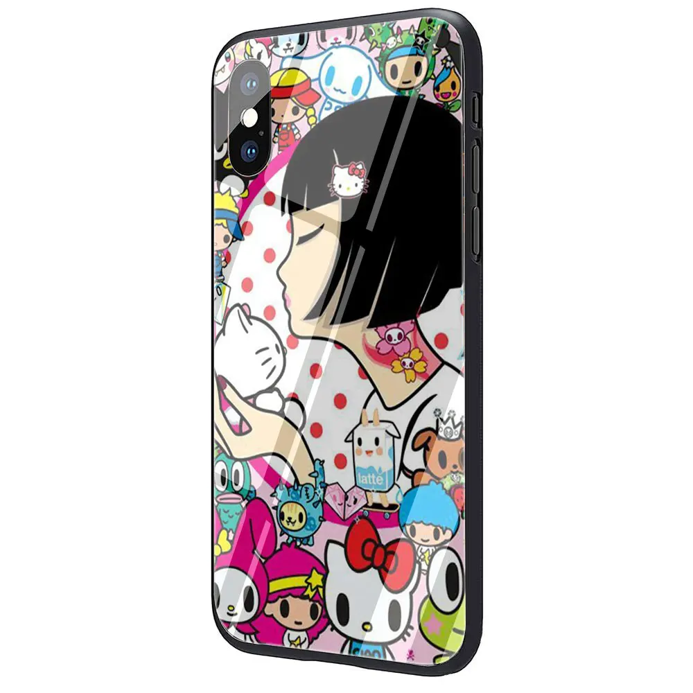 G5 Япония Tokidoki японский недавно прибывший сотовый закаленное стекло чехол для телефона iPhone 11 Pro 6 6S Plus 7 8 Plus X XS XR XS Max - Цвет: G5