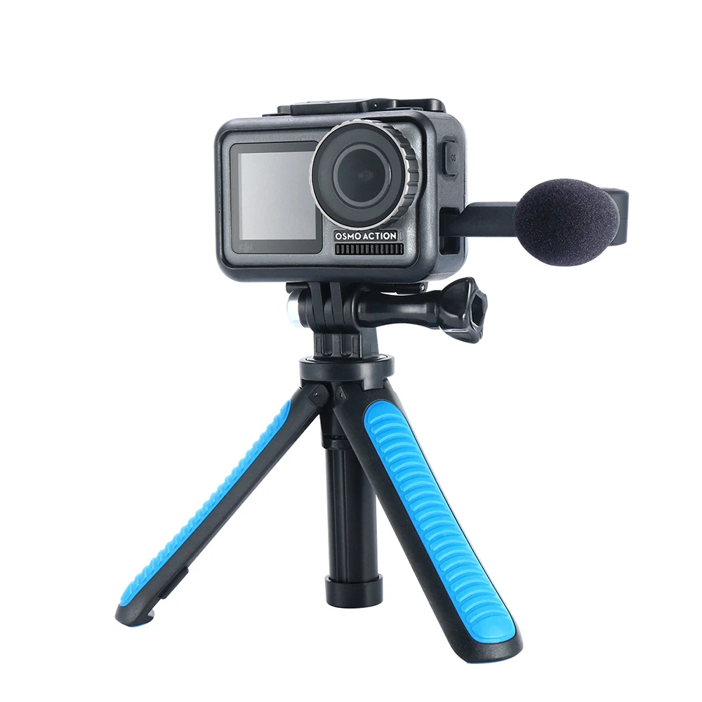 2 в 1 Мини штатив Трипод для камеры DJI Osmo экшн рукоятки штангу Смарт розетки селфи