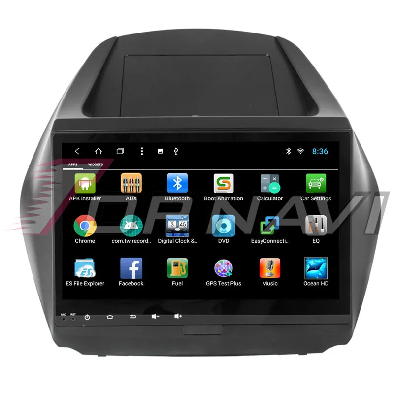 Автомобильный ПК GPS навигатор Android 8 1 для Hyundai ix35 2010 10 ''Topnavi большой экран авто