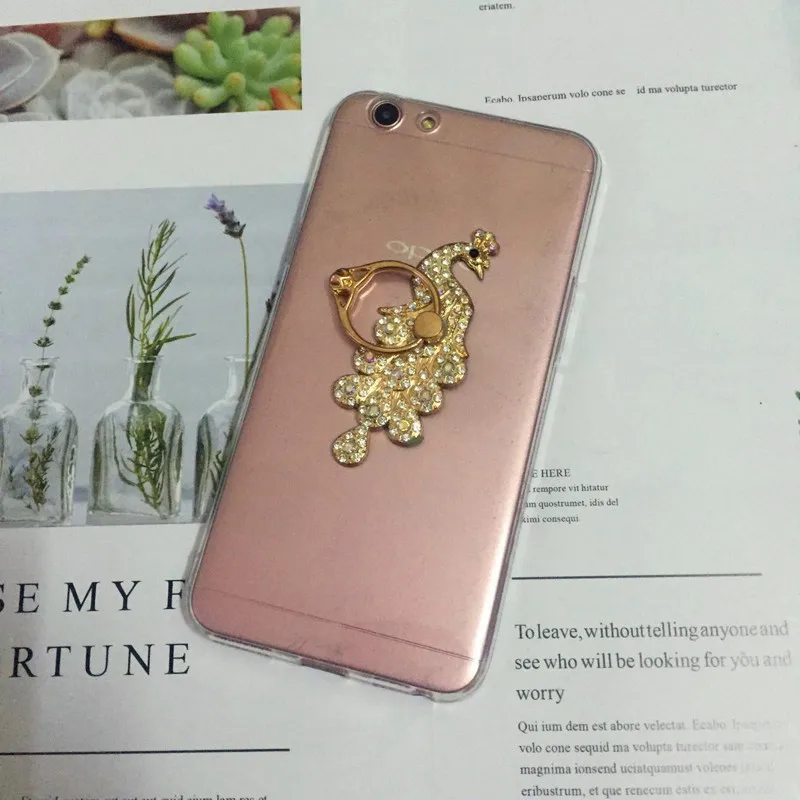 Bling Павлин тонкий подходят держатель Мягкая обложка силиконовый чехол для Xiaomi 6