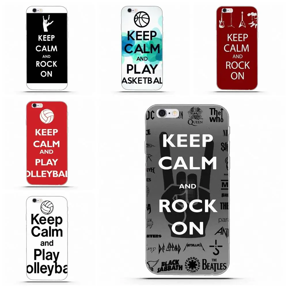 Чехол Wexoeq Keep Calm Rock для Sony Xperia Z Z1 Z2 Z3 Z4 Z5 compact Mini Premium M2 M4 M5 T3 E3 E5 XA | Мобильные телефоны