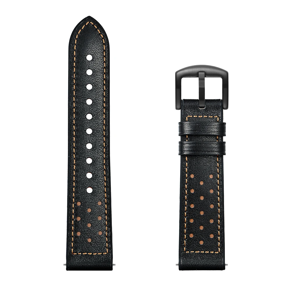 Кожаный ремешок для Xiaomi Huami Amazfit PACE Stratos Смарт-часы браслет из натуральной кожи